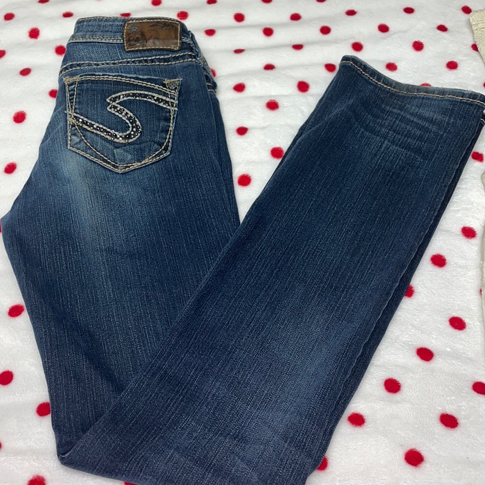 Lola Silver Jeans - GUC - Size 25 / 34